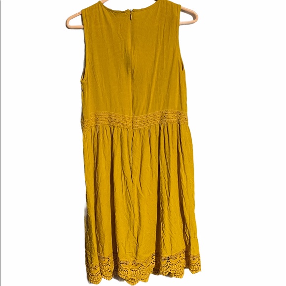 Mustard Yellow Ella Moon Boho Dress M - Picture 3 of 9